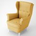Fotel USZAK - kolor żółty (Inari 41) - sklep e-meblostyl.pl