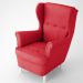 Fotel USZAK - kolor czerwony (Inari 60) - sklep e-meblostyl.pl